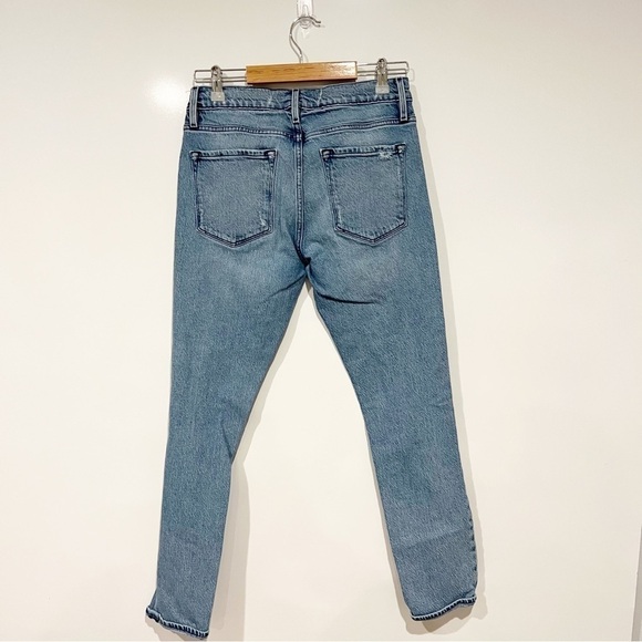 FRAME Le Garcon Jeans in Beldon Rips - Picture 6 of 14